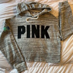 PINK Victoria's Secret Kids Gray Hoodie